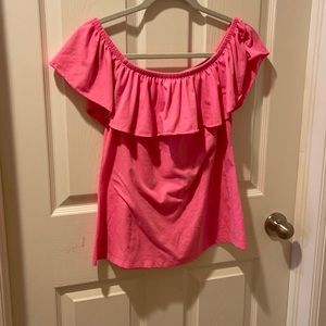 Classic bright pink Lilly Pulitzer top
